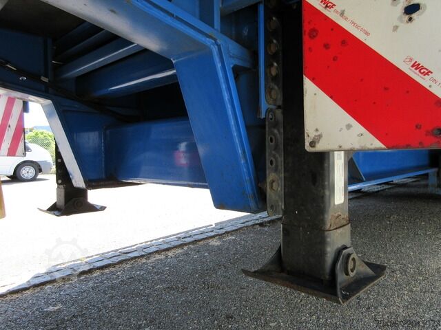Low loader semitrailer Fellechner Tieflader mit Rampen