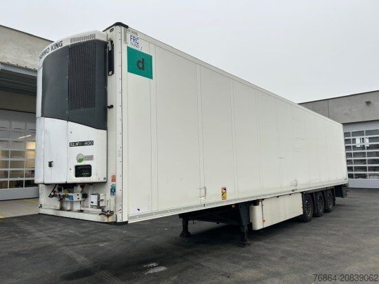 Tieflader-Sattelauflieger SCHMITZ SCB S3B KüHLAUFLIEGER, TK SLXE 400, BLUMENBREITE