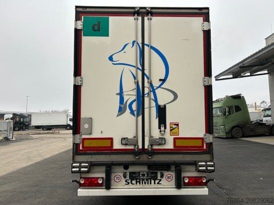 Tieflader-Sattelauflieger SCHMITZ SCB S3B KüHLAUFLIEGER, TK SLXE 400, BLUMENBREITE