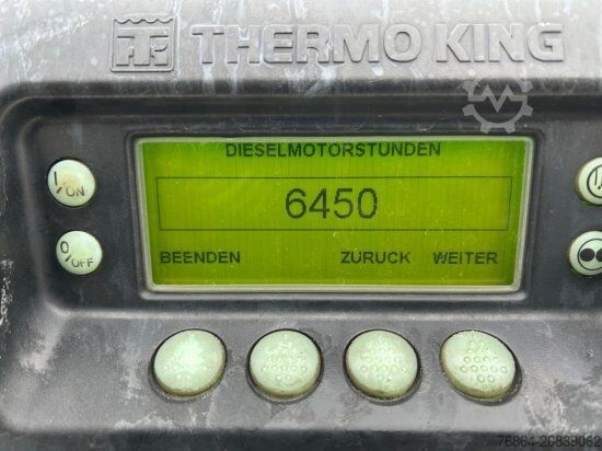 Tieflader-Sattelauflieger SCHMITZ SCB S3B KüHLAUFLIEGER, TK SLXE 400, BLUMENBREITE