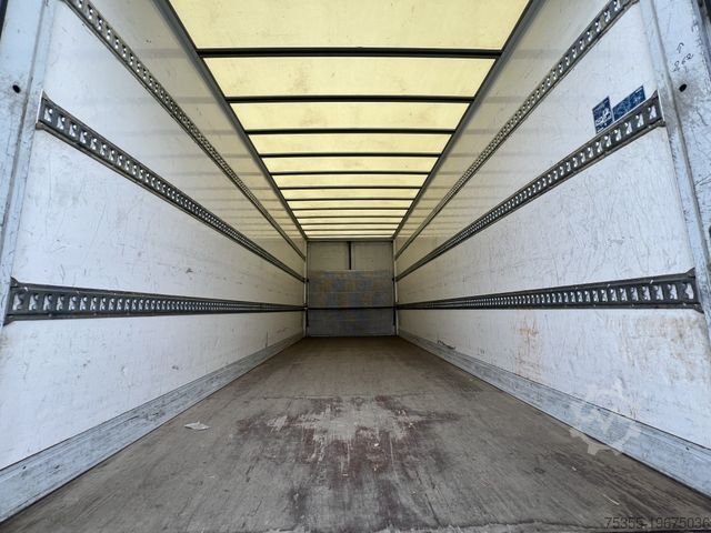 Box trailer Saxas AKD 71-5-DZ Tandem 7,1m Koffer Durchladen
