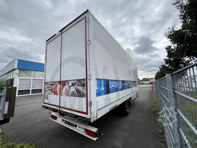 Box trailer Saxas AKD 71-5-DZ Tandem 7,1m Koffer Durchladen