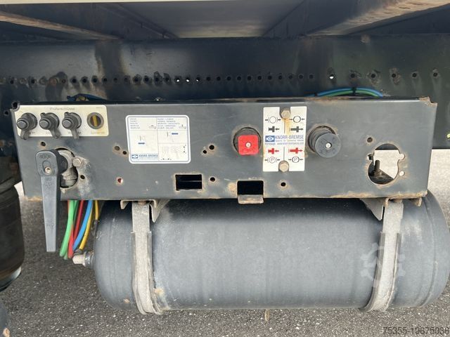 Box trailer Saxas AKD 71-5-DZ Tandem 7,1m Koffer Durchladen