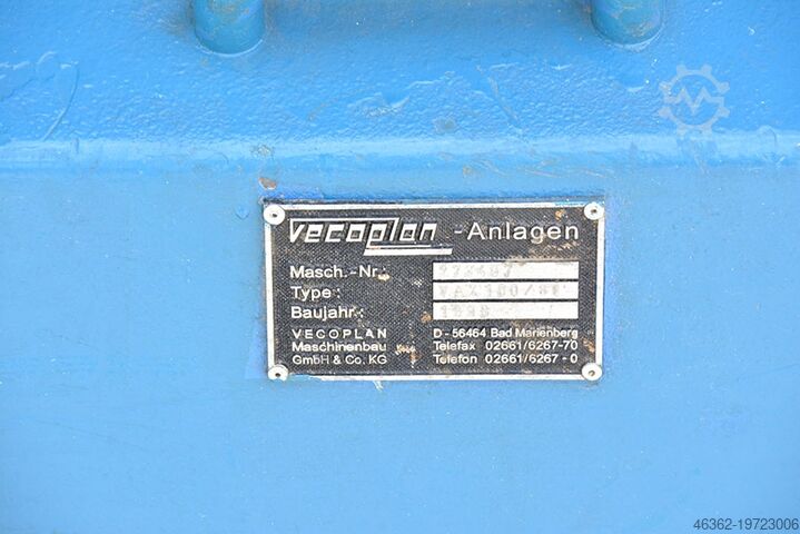 Single-shaft shredder Vecoplan VAZ 100-80