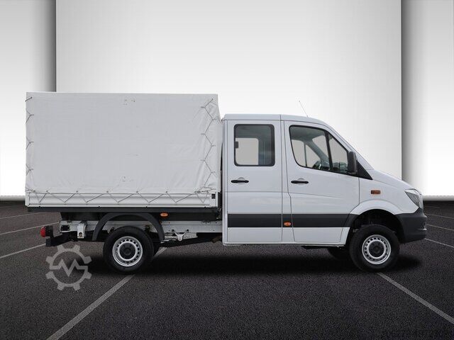 Curtain sider van Mercedes-Benz Sprinter 316CDI DOKA,Allrad,Klima,Standhzg.