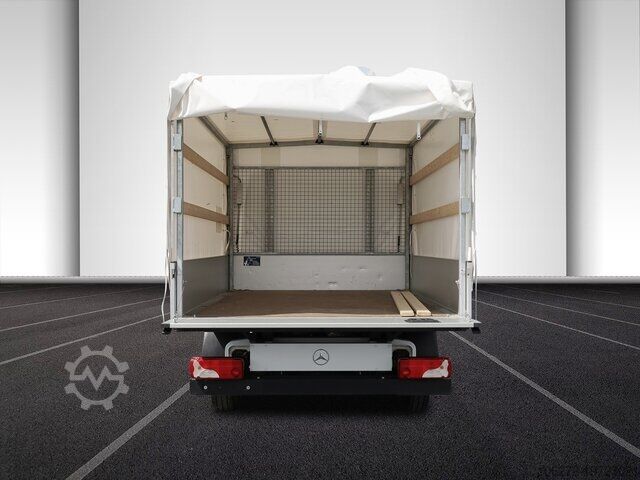 Curtain sider van Mercedes-Benz Sprinter 316CDI DOKA,Allrad,Klima,Standhzg.