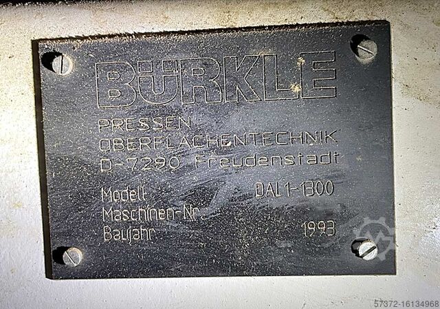 Complete Painting Plant Bürkle/Finnrose/Hackemack/Sergiani KTR 2040/FLT 6/DAL1-1200/Monomatic S