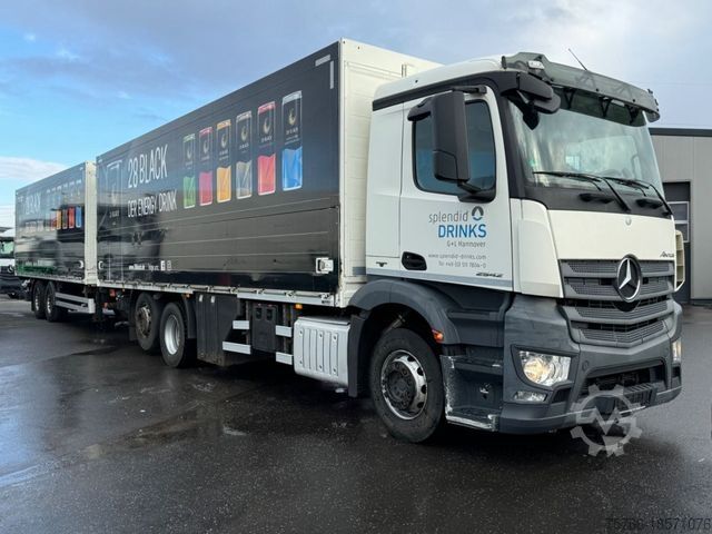 Beverage truck MERCEDES-BENZ ANTOS 2542 L / 2 x LBW / KOMPLETTZUG