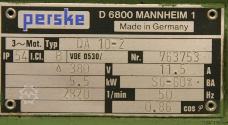 Frequenzumformer 133 V 7,5 kVA 200 Hz PERSKE 6DW 10-6