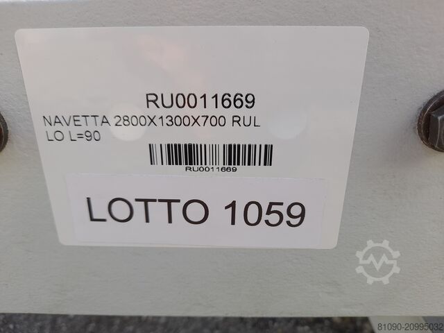 Shuttle 2800x1300x700 with roller L=900  