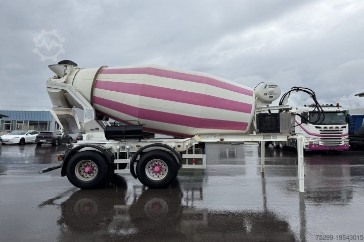 Concrete mixer semitrailer Schwing G AM10FHAC 71/320 10m³