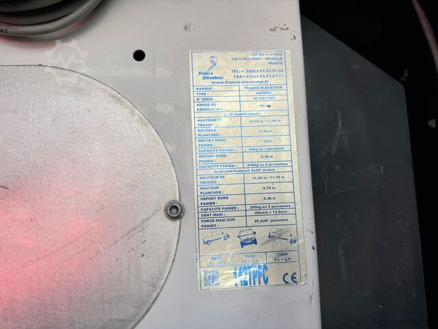 Hubarbeitsbühne Renault Master Steiger France Elévateur 142 TPFc