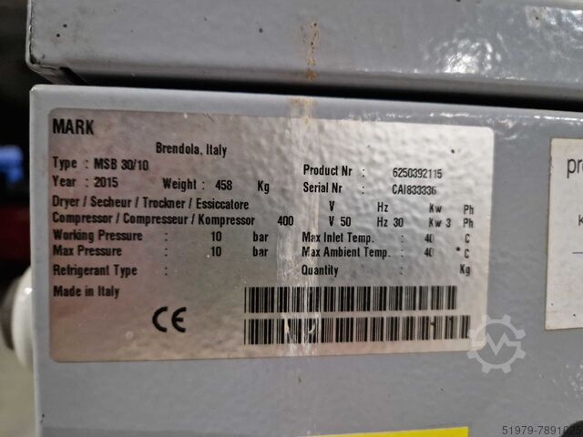 Screw compressor MARK MSB 30/10