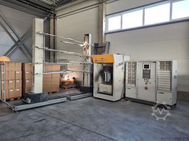 Ausrüstung für die Pulverbeschichtung im Spritzgussverfahren GEMA