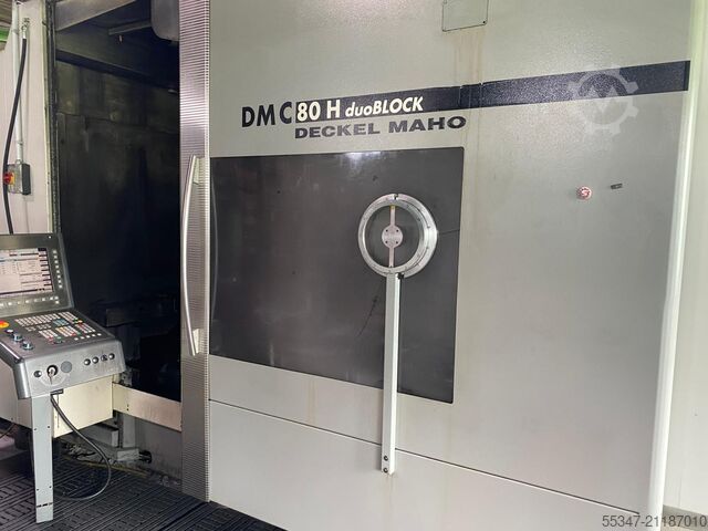 Horizontal-Bearbeitungszentrum Deckel Maho DMG DMC 80H duo BLOCK