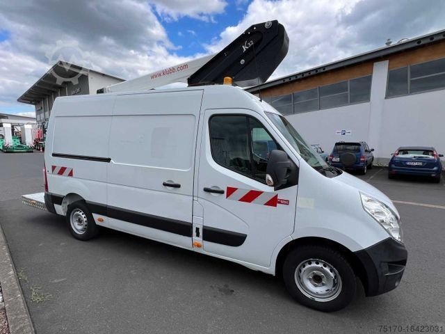 Working platform truck RENAULT Master 2.3 dCi / KLUBB K32, 12,5m