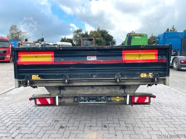 Dreiseitenkipper Anhänger HUMBAUR Stahl 3-Seiten-Tandemkipper / Alu-Rampen