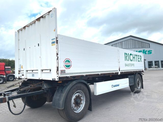 Open trailer KRONE 6,30m Baustoffanhänger/Auf Wunsch TÜV!