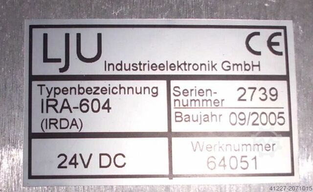 Nummer Anzeiger LJU IRA-604