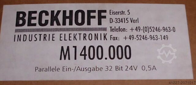 Lightbus-Kombi-Ein-/Ausgabemodul Beckhoff M1400.000