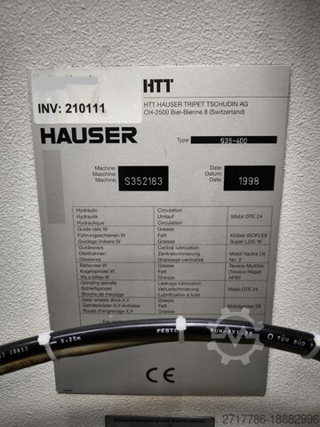 Koordinatenschleifmaschine Hauser S35-400