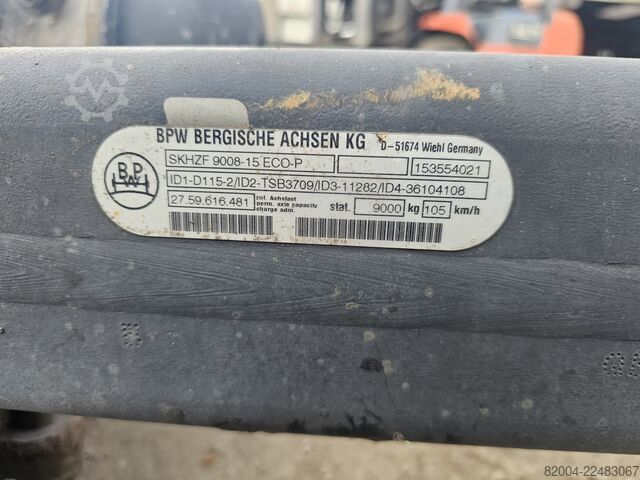 Achse BPW SKHZF 9008-15 ECO P / MEGA AXLE / DISC