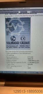 Heating Boiler VALMAGGI CALDAIE PLANT 4.000.000 Kcal/h CT-GM