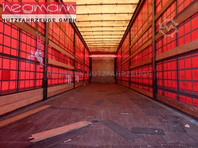 Auflieger mit Pritsche & Plane SCHMITZ CARGOBULL SCS 24/L-13.62 EB, SCB Scheibe, 2,80 m