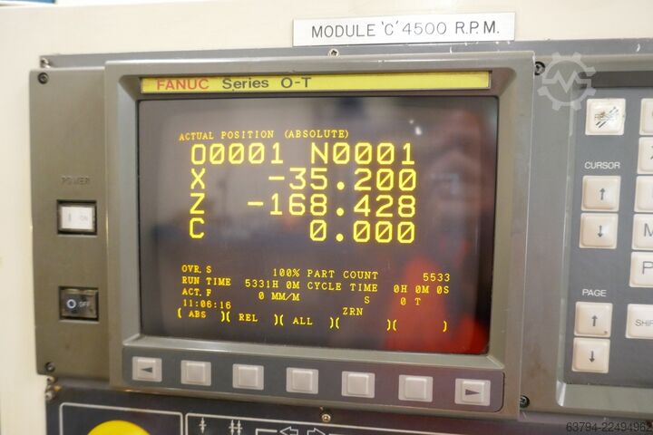 CNC lathe DAEWOO Puma 12S-3A CNC Lathe