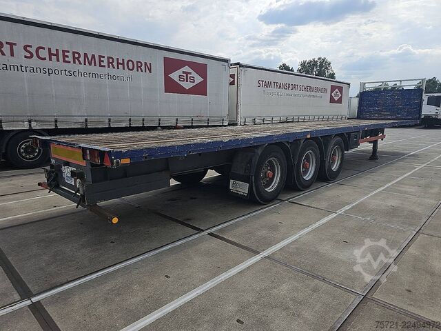 Loading platform VAN HOOL 3 AXLE PLATFORM HARD WOOD FLOOR