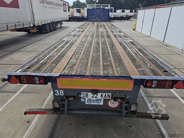 Loading platform VAN HOOL 3 AXLE PLATFORM HARD WOOD FLOOR