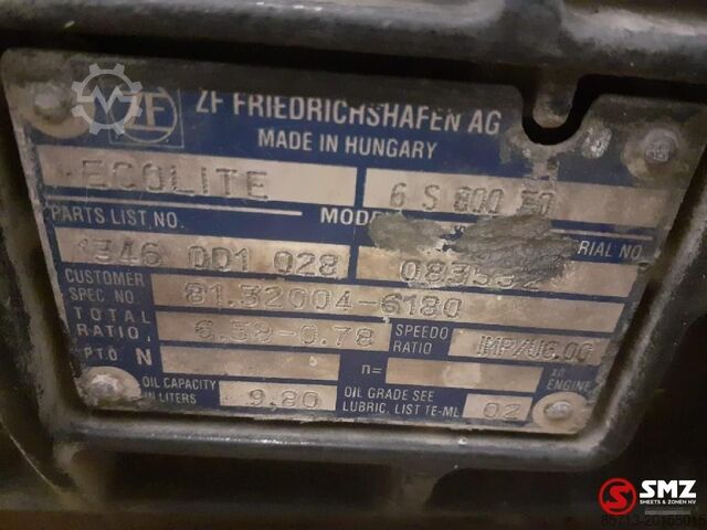 Gearbox Man Occ versnellingsbak MAN 6S800TO - hersteld