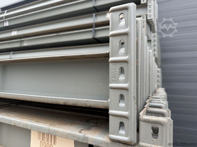 4,295 mm clear span / IPG 115x65 mm / 2,000 kg Galler Omega Palettenregaltraverse Regaltraverse