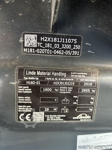 Forklift Linde H16D-01
