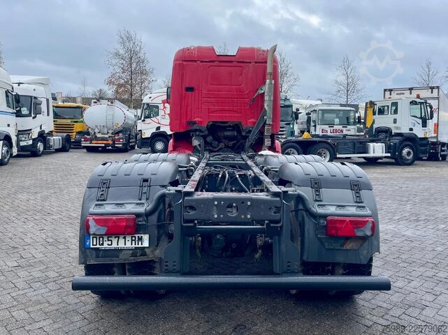 Chassis with cab Scania R580 V8 6x4,  RETARDER, 614915 km FULL SPRING! ...