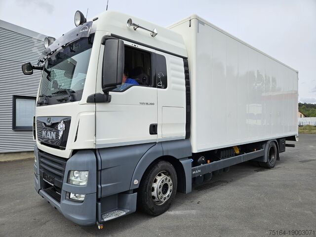 Truck with box body MAN TGX 18.360 4x2