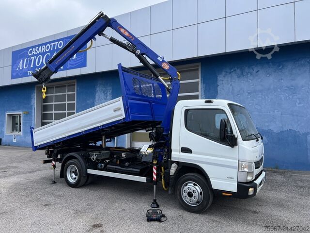 Tipper van with crane Mitsubishi Canter 7c18