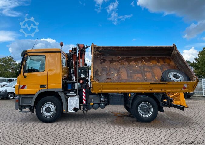 Kipper LKW MERCEDES-BENZ Actros 1832 KK/ Meiller/ Atlas 105.2/ AC/K-Pedal