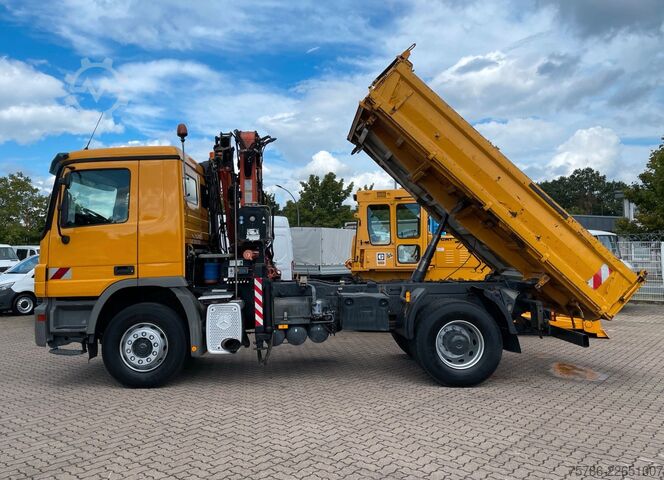 Kipper LKW MERCEDES-BENZ Actros 1832 KK/ Meiller/ Atlas 105.2/ AC/K-Pedal