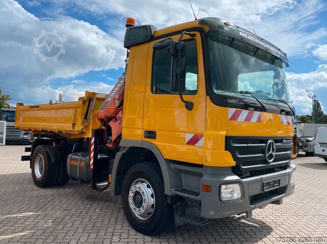 Kipper LKW MERCEDES-BENZ Actros 1832 KK/ Meiller/ Atlas 105.2/ AC/K-Pedal