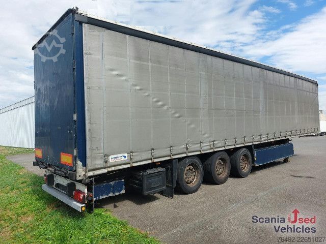 Auflieger mit Pritsche & Plane Schmitz Cargobull SCS 24/L 13.62 PEB Joloda Liftachse TÜV 2027