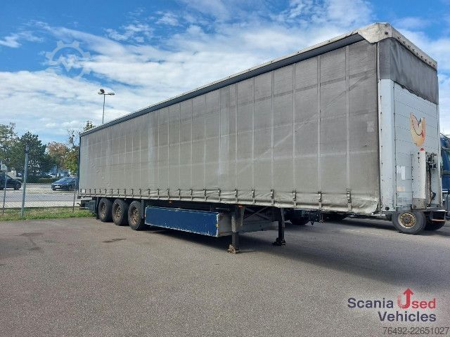 Auflieger mit Pritsche & Plane Schmitz Cargobull SCS 24/L 13.62 PEB Joloda Liftachse TÜV 2027