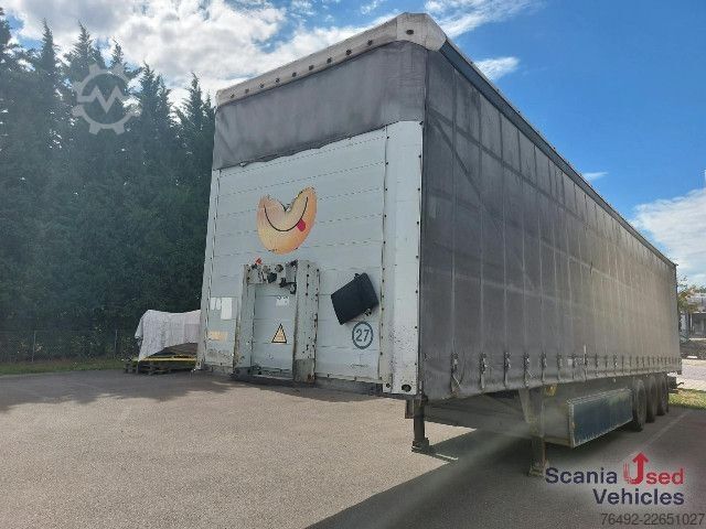 Auflieger mit Pritsche & Plane Schmitz Cargobull SCS 24/L 13.62 PEB Joloda Liftachse TÜV 2027