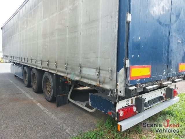 Auflieger mit Pritsche & Plane Schmitz Cargobull SCS 24/L 13.62 PEB Joloda Liftachse TÜV 2027