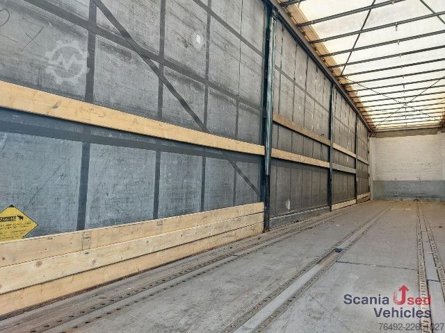 Auflieger mit Pritsche & Plane Schmitz Cargobull SCS 24/L 13.62 PEB Joloda Liftachse TÜV 2027