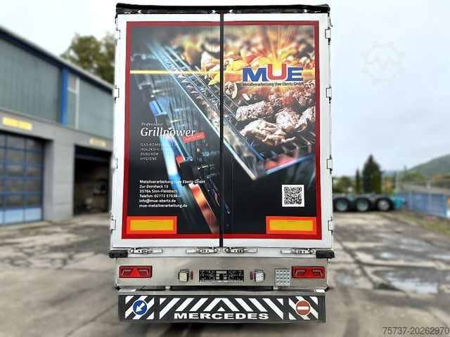 Curtain sider van MERCEDES-BENZ 818 L Atego