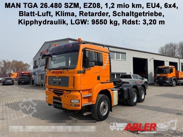 Standard SZM MAN TGA 26.480 6x4 SZM Klima Retarder