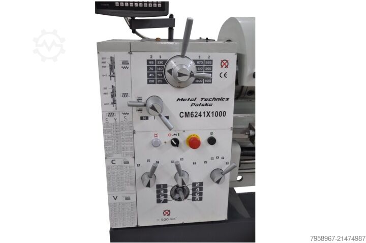 Universaldrehmaschine für Metall mit Dig Metal Technics Polska MTP Smart 410x1000