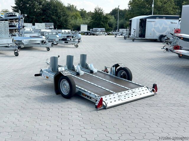 Low-loader trailer Martz GP ATV | 3 WIPPEN 246X160X10CM 750KG ABSENKER | MOTORRADANHÄNGER