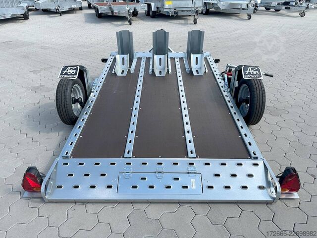 Low-loader trailer Martz GP ATV | 3 WIPPEN 246X160X10CM 750KG ABSENKER | MOTORRADANHÄNGER